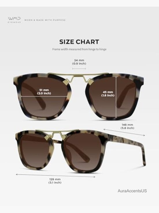 Vintage Square Oversized Polarized Sunglasses with Metal Bridge main image 5